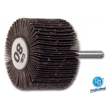 RUOTA ABRASIVA LAMELLARE POGGI GAMBO Ø 6mm G80 Ø 80mm - 