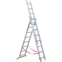 SCALA ALLUMINIO 3 RAMPE 11+11+11 - 
