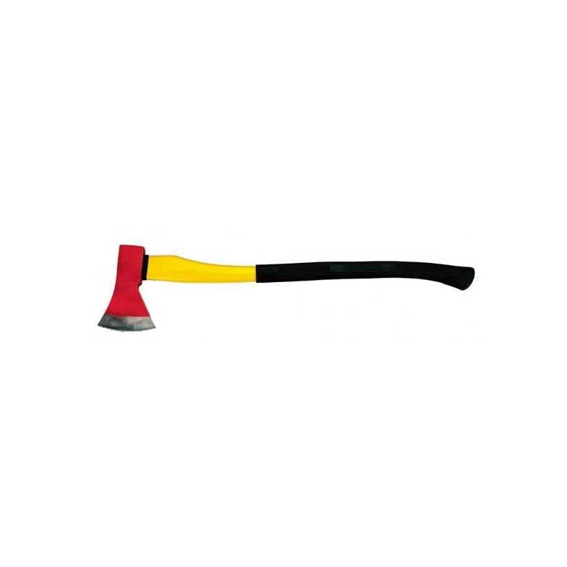SCURE CON MANICO FIBRA 1200g FERVI - Scure con manico in fibra di vetro Lunghezza 900 mm Peso totale 2,6 Kg 