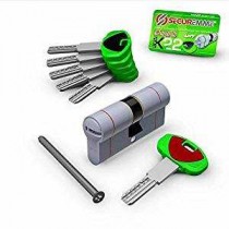 SECUREMME CILINDRO K22 SAGOMATO NICHELATO 45x45-90 SECUREMME - 