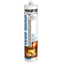 SILICONE SIGILLANTE REFRATTARIO Max 1500°C GRIGIO 310ml - Sigillante Silicone Caminetti e Stufe Mastice Refrattario Resistente