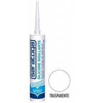 SILICONE ACETICO TRASPARENTE 280ml SARATOGA - 