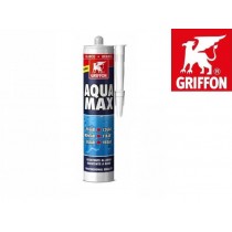 SILICONE SIGILLANTE GRIFFON AQUA MAX 425g BIANCO GRIFFON - Per l’incollaggio, il montaggio e la sigillatura di quasi tutti i ma