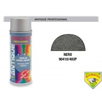 Smalto spray 400ml effetto sabbiato NERO ECO SERVICE  - VERNICE EFFETTO SABBIATO Antique Professional
Vernice acrilica a base di