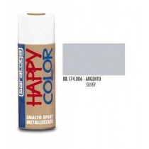 SMALTO SPRAY 400ml METALLIZATO ARGENTO - 