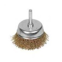 SPAZZOLA A TAZZA DRONCO GAMBO 6mm Ø 70mm - 