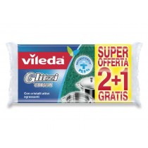 SPUGNA ABRASIVA GLITZI CRYSTAL 3PZ VILEDA - 