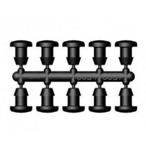 TAPPI RIPARATORI PER TUBO GOCCIOLANTE Ø 4mm 10PZ - 