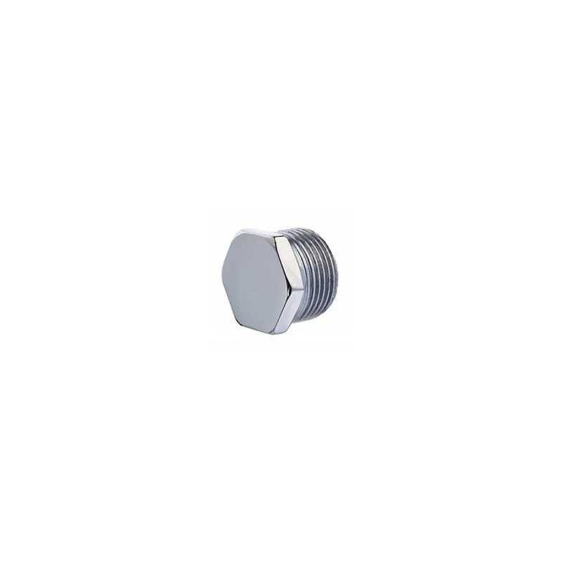 Tappo maschio in acciaio zincato 1/4" - 