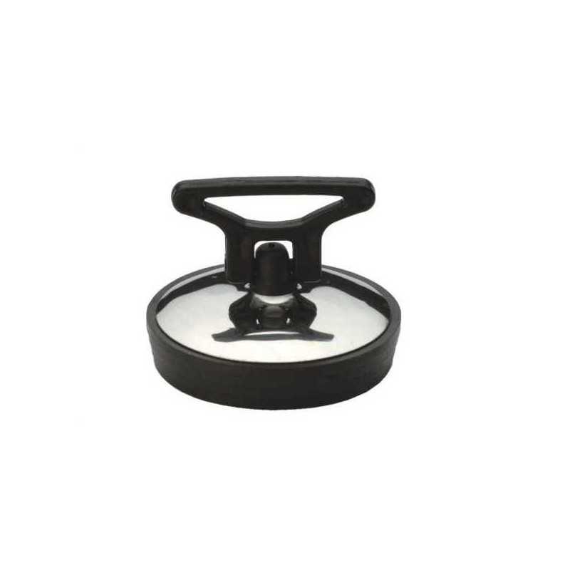 TAPPO GOMMA/CROMATO CON MANIGLIA Ø 52mm - 