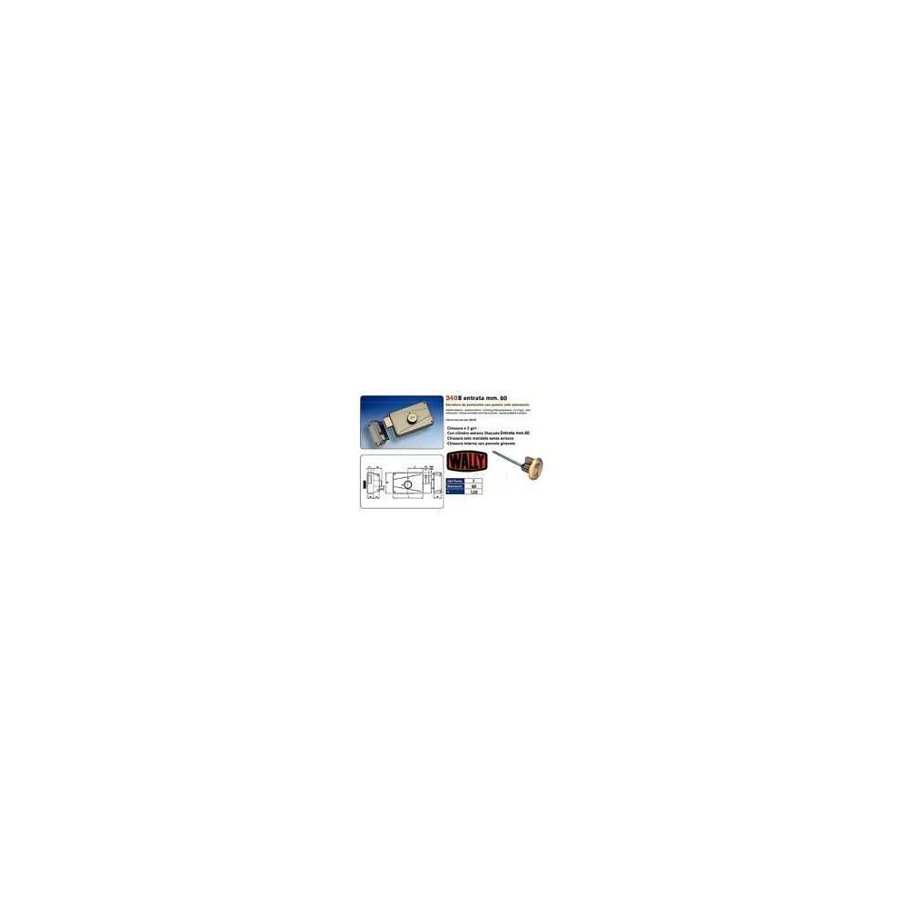 WALLY 330B SERRATURA PORTONCINO POMOLO DX ENTRATA 70 WALLY - 