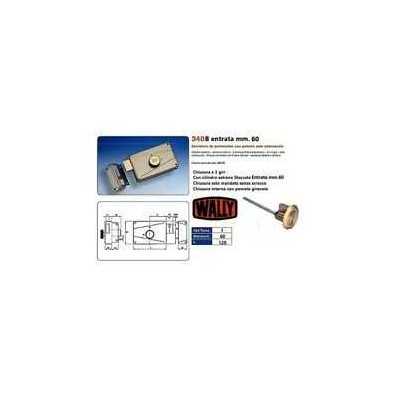 WALLY 330B SERRATURA PORTONCINO POMOLO DX ENTRATA 70 WALLY - 