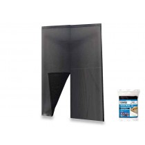 ZANZARIERA A STRAPPO cm 140x250 ANTRACITE - 