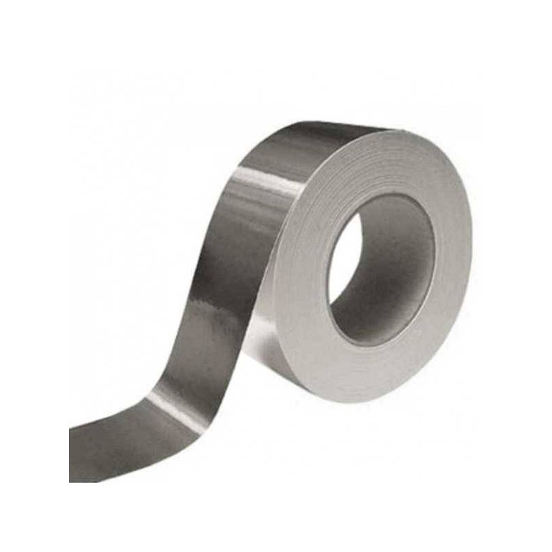 Buy Nastro adesivo in alluminio per alte temperature altezza 50 mm rotolo da 50 metri 