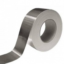 Nastro adesivo in alluminio per alte temperature altezza 75 mm rotolo da 50 metri   - Nastro resistente alle alte temperature.✅ 