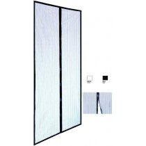 ZANZARIERA A STRISCE MAGNETIC 2 BANDELLE BIANCA cm 120x240 - 