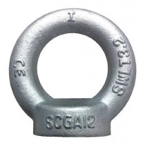 GOLFARE FEMMINA ACCIAIO ZINCATO DIN580 M12 STAMPERIA CARCANO - Golfare femmina in acciaio zincato, con filettatura femmina. Uti