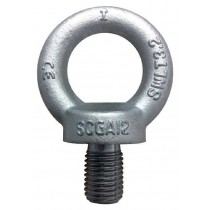 GOLFARE MASCHIO ACCIAIO ZINCATO DIN580 M8 STAMPERIA CARCANO - 