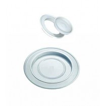 Rosone in lamiera smaltata per stufa BIANCO Ø 15 cm - 