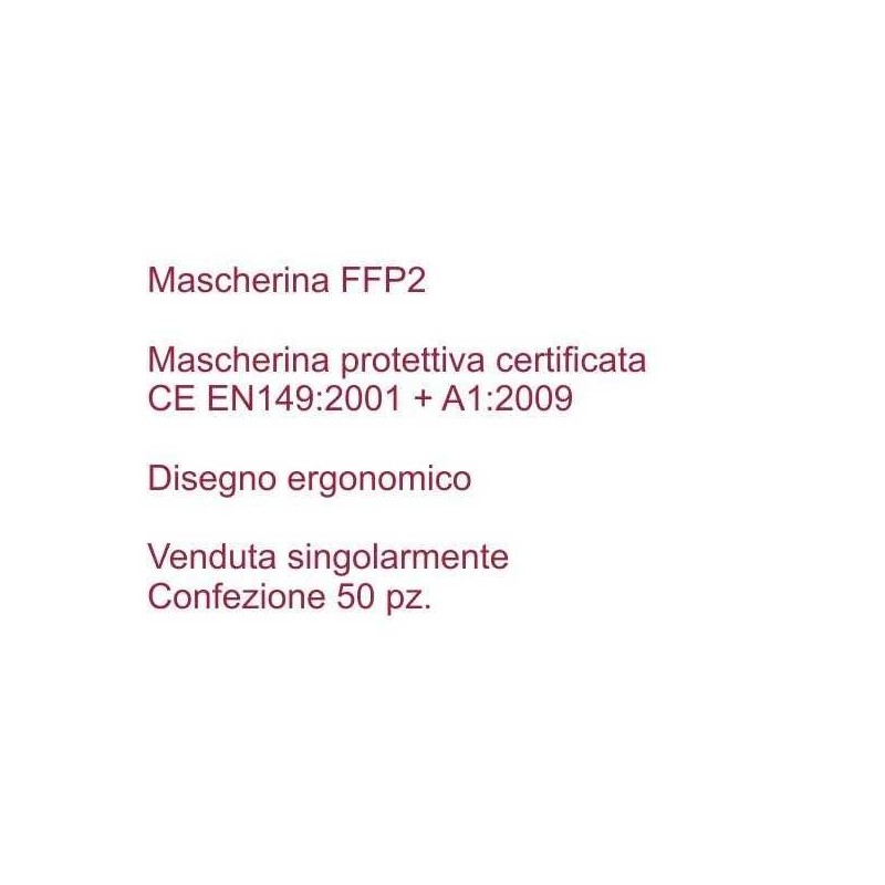 Buy MASCHERINA PROTETTIVA FFP2 