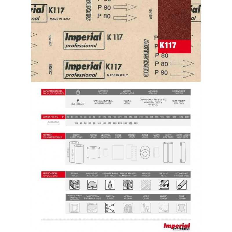 Buy CARTA ABRASIVA CORINDONE K117 GRANA 60 