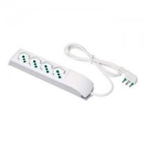 MULTIPRESA 4 SCHUKO / BIPRESE 10/16A, SPINA 16A Mod. FIDO 410110, CAVO 1,5mt FANTON  - 