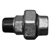 Bocchettone a sede conica in ghisa zincata G341 attacco maschio-femmina 1/4" per acqua e gas LOMBARDA RACCORDI - Raccordo bocch