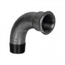 CURVA A 90° GHISA ZINCATA G001 M/F 1"¼ LOMBARDA RACCORDI - 