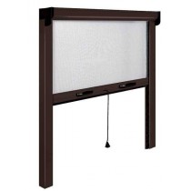ZANZARIERA AVVOLGIBILE VERTICALE cm 100x170 MARRONE IRS - 