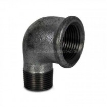 GOMITO RIDOTTO A 90° GHISA ZINCATA G092R M/F 3/4"x1/2" LOMBARDA RACCORDI  - 