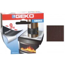 NASTRO ALTE TEMPERATURE IN ALLUMINIO GEKO SMOKE 40mm x 9mt MARRONE GEKO - 