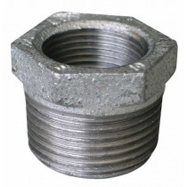 Riduzione ghisa zincata G241, attacco Maschio-Femmina 2"x1"¼ per acqua, acqua uso sanitario, riscaldamento e gas LOMBARDA RACCOR
