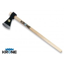 SCURE CON MANICO FAGGIO TIPO FRANCIA KRONE 1400g KRONE - Scure tipo Francia KRONE Made in Italy - acciaio temprato-manico dirit