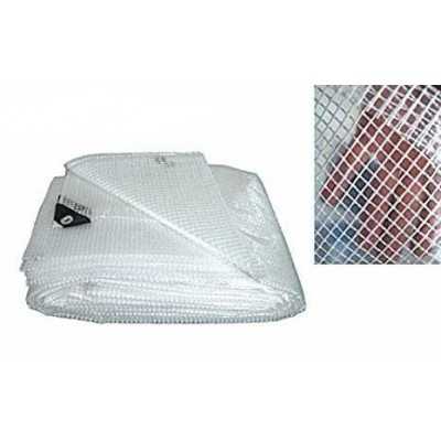 Telo con occhielli retinato trasparente mt 4x5 - 