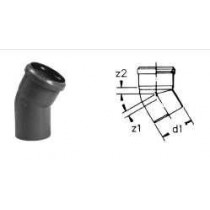 CURVA SCARICO EDITECH Ø 110 30° WAVIN ITALIA SPA DIV.CHEMIDRO - 