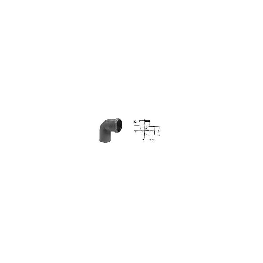 CURVA SCARICO EDITECH Ø 50 87,5° WAVIN ITALIA SPA DIV.CHEMIDRO - 