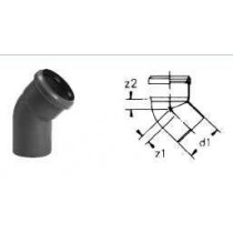 CURVA SCARICO EDITECH Ø 75 45° WAVIN ITALIA SPA DIV.CHEMIDRO - 