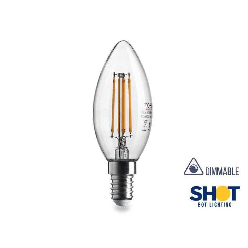 Buy LAMPADA LED OLIVA FILAMENTO E14 6W 2700K CALDA 