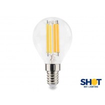 LAMPADA LED SFERA FILAMENTO E14 4,5W 4000K BIANCA - 