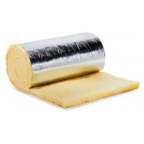 Materassino in lana vetro rivestito con alluminio spessore 3 cm larghezza 120cm FORTLAN-DIBI SPA - Materassino ignifugo in lana