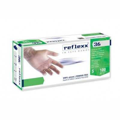 GUANTI VINILE REFLEXX/36 100pz TG 8/M - 