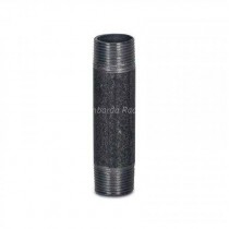 BARILOTTO FERRO NERO A SALDARE 3"x200mm LOMBARDA RACCORDI - Tubo in ferro nero barilotto tronchetto, a saldare Raccordo omologa