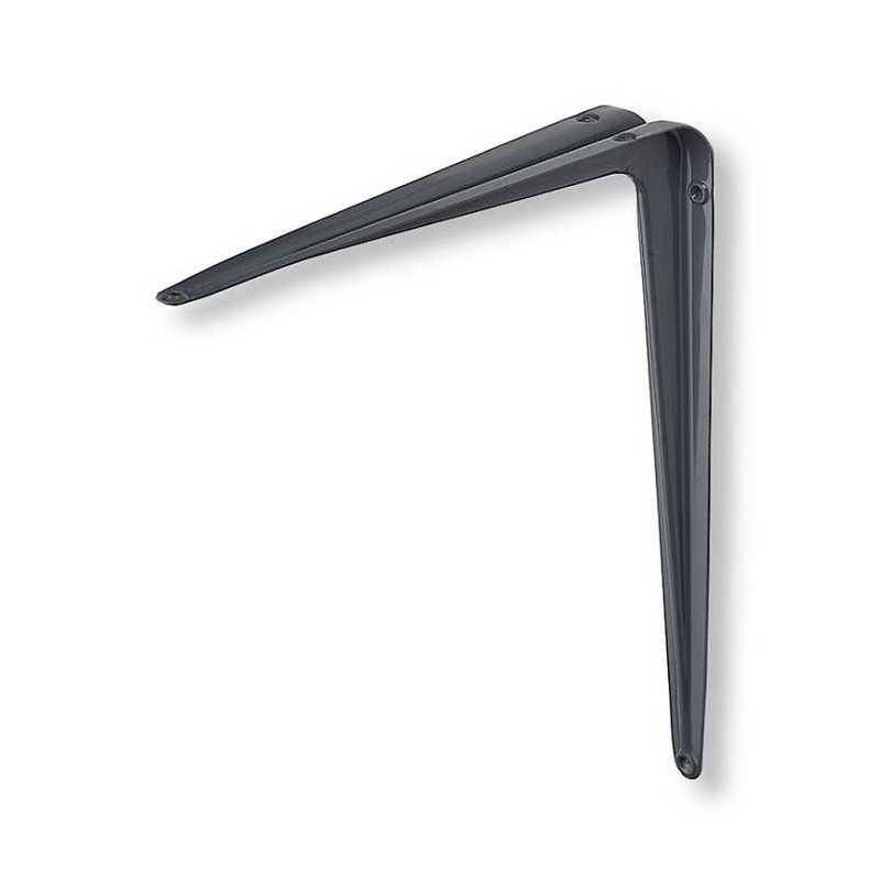 MENSOLA VERNICIATA NERVATA 150x200mm GRIGIO FISCHER - 