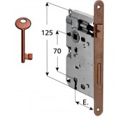 AGB 597 SERRATURA PATENT GRAN E50 F18 BRONZATA AGB - 