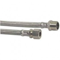 FLESSIBILE ACCIAIO INOX PER MONOFORO F 3/8''xM10 LUNGHEZZA 30cm COTALI-WATER WORKS S.R.L. - 