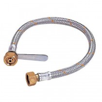 FLESSIBILE GAS ACCIAIO INOX DADO SINISTRO FF 1/2" LUNGHEZZA 50cm COTALI-WATER WORKS S.R.L. - 