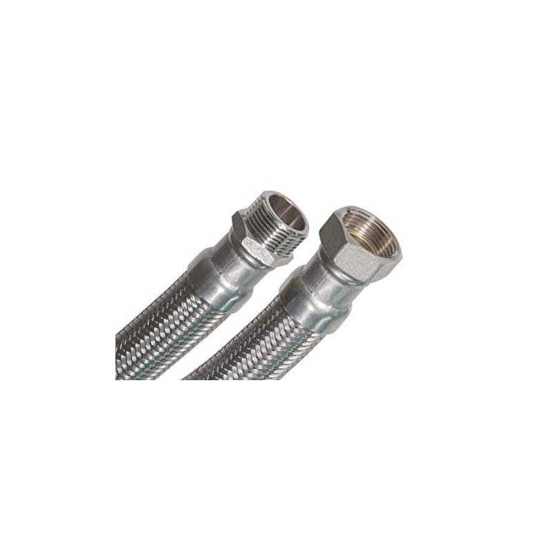 FLESSIBILE GIGANTE ACCIAIO INOX 8 FILI MF 1/2" LUNGHEZZA 25cm COTALI-WATER WORKS S.R.L. - 