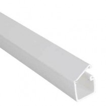 Canalina con coperchio frontale 2 metri BIANCA mm 15x10 ELETTROCANALI - 