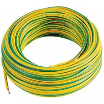 Cavo elettrico unipolare FS17 450/750V sez. 1x1,5 mm GIALLO/VERDE sada cavi - Adatti per L’alimentazione elettrica in costruzio